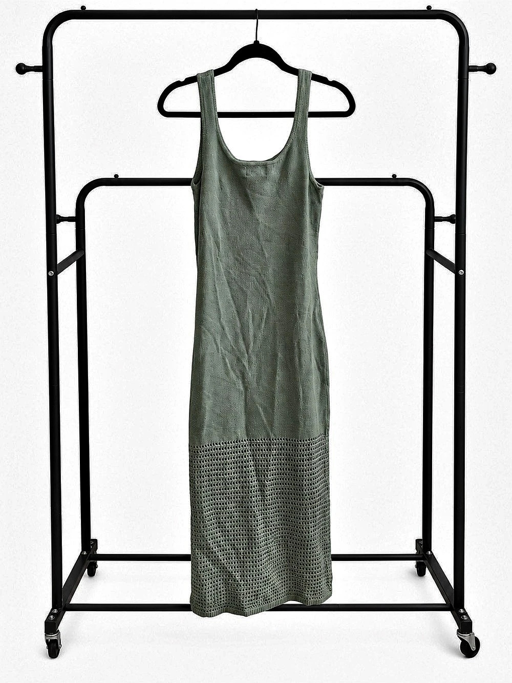 Knit Maxi Dress in Green Size Small NWT